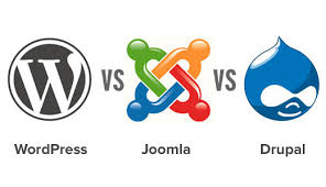 WordPress v Joomla v Drupal